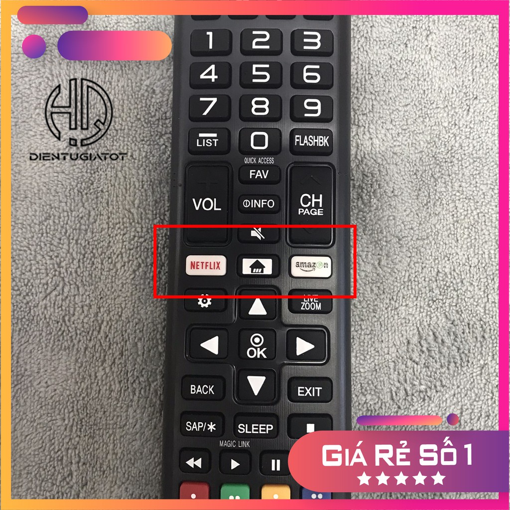 ⚡CHÍNH HÃNG⚡SHIP HỎA TỐC⚡BH 3 THÁNG⚡ - Remote điều khiển tivi LG smart AKB75095307