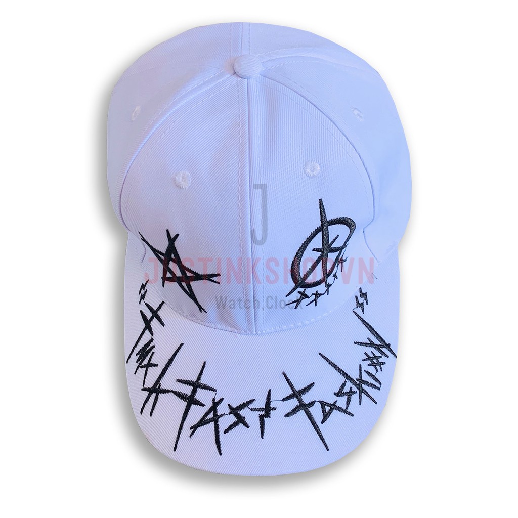 Nón kết mũ lưỡi trai cap dạng snapback họa tiết khuôn mặt cười nộm phong cách nổi bật cá tính nghệ sĩ - NKCL-1709-SBMN