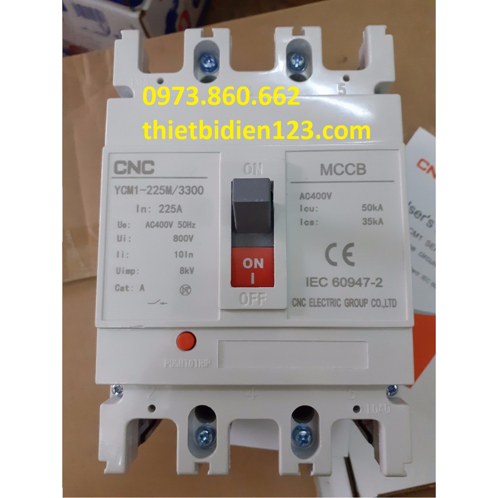 Aptomat khối CNC - MCCB 630A - 50kA