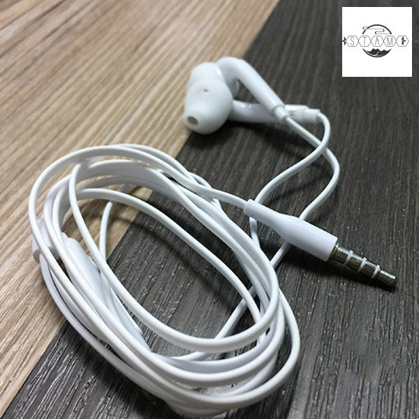 3.5mm Stereo Music Wired Earphone In Ear Earbud Control Headphone with Mic for Samsung S6/ S6 Edge