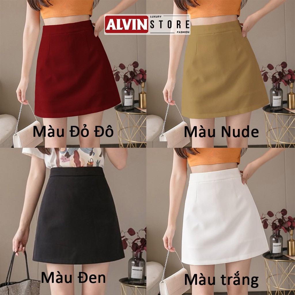 Chân Váy Ngắn Chữ A Có Quần Trong 💖Alvin Store💖 Chân Váy Công Sở Cực Đẹp  Alvin Store 13001