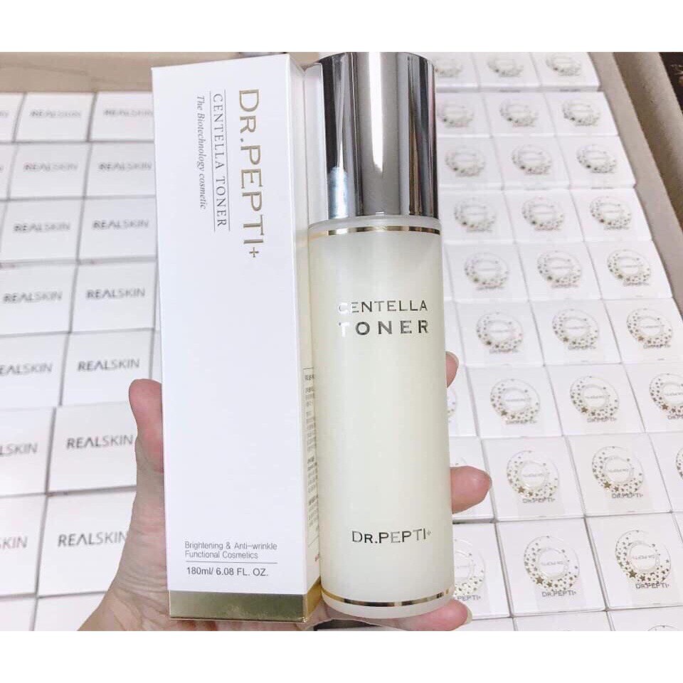 NƯỚC HOA HỒNG / TONER CĂNG BÓNG DA / Dr. Pepti Centella 180ml – Hàn Quốc