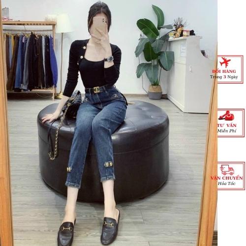 Áo len nữ cúc viền thu đông công sở ulzzang Hàn Quốc yolo fashion