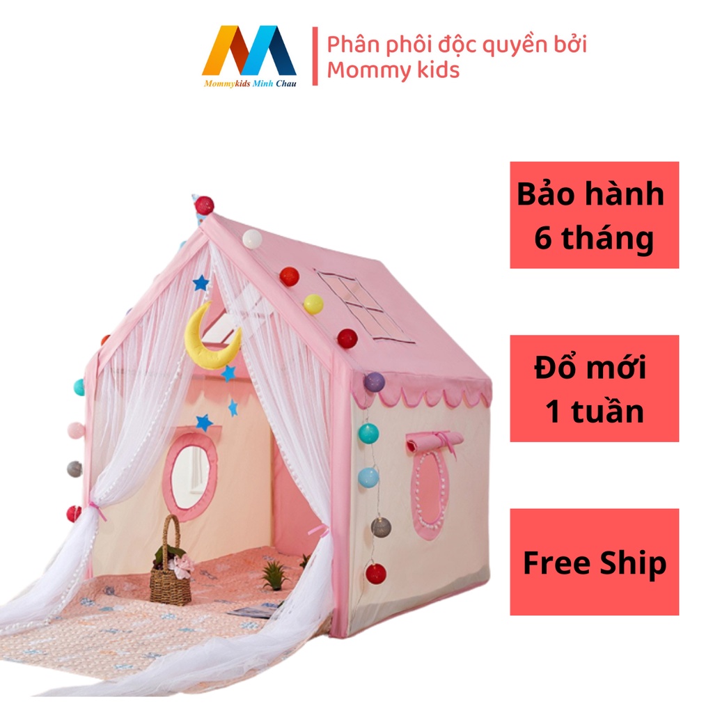 Lều Hoàng Tử Và Công Chúa MommyKids Minh Chau , cho bé từ 1 tuổi trở lên