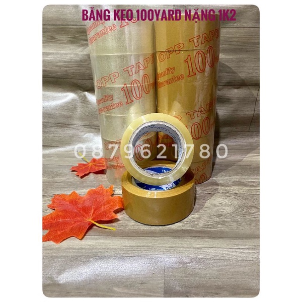 BĂNG KEO 100YARD NẶNG 1.2KG LÕI 5MM