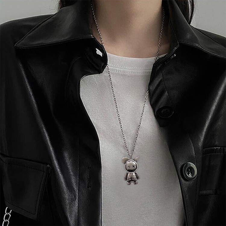 Dây chuyền Nam Bạc Đẹp Unisex Cá Tính Ngầu Thời Trang Nam Basic  BENNY Chain Lucifer Store Vòng Titan không gỉ  BENNY
