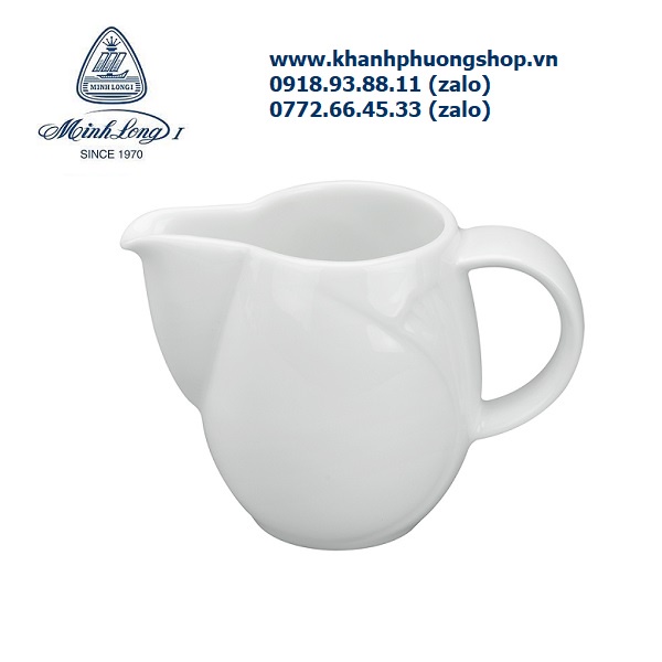 bình rót sữa loa kèn sứ Minh Long - bình rót sữa sứ Minh Long 160ml