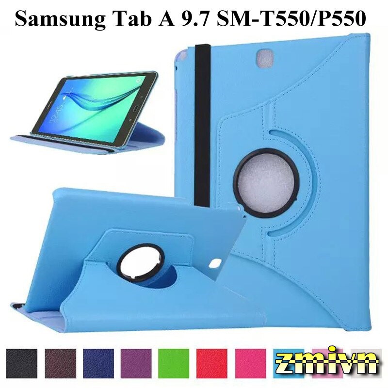 Bao da nắp gập xoay Samsung Galãy Tab A 9.7 SM- T550 T551 T555