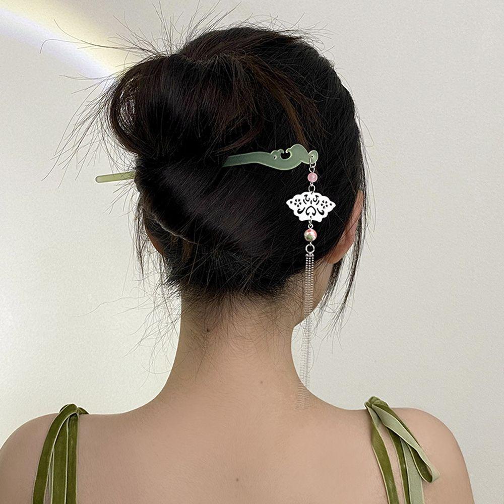 Trâm Cài Tóc Phối Tua Rua Phong Cách Trung Hoa Cổ Điển Cho Nữ