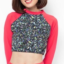 Áo croptop bơi, thể thao có kèm mút nhiều màu (hình thật) | BigBuy360 - bigbuy360.vn