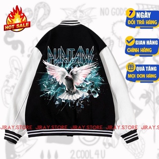 Áo varsity jacket dritan - áo khoác bomber cardigan 4 màu dritan - jiray.store