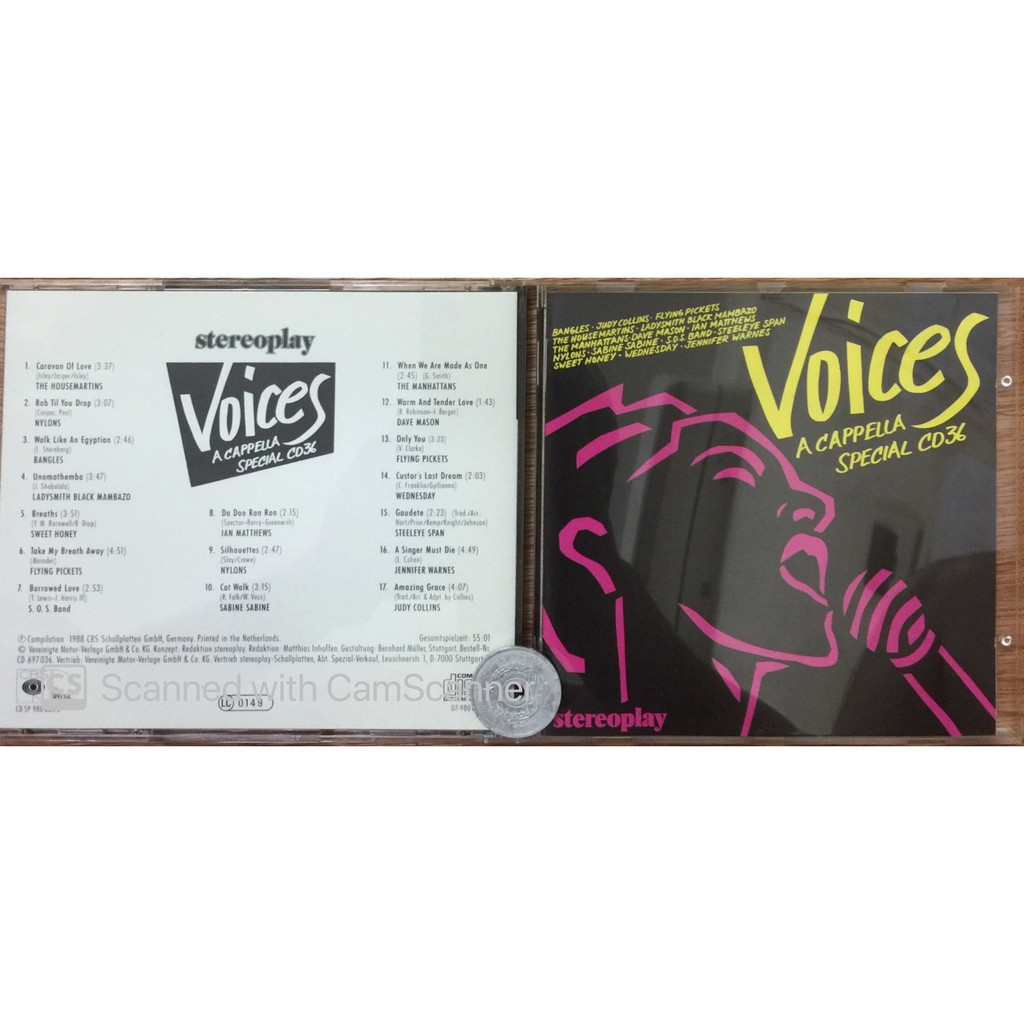 stereomate - CD gốc: Stereoplay Special CD 36 - Voices Acappella [Audiophile]