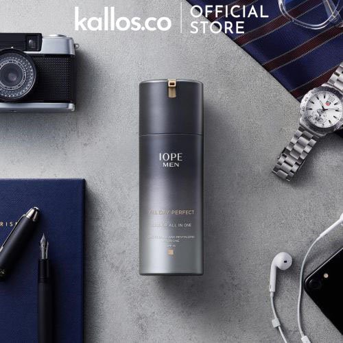 Bộ Dưỡng Da Nam IOPE Men All Pro Retinol, Perfect Tone Up All In One, Bio Essence, Anti Aging Emulsion - Kallos Vietnam