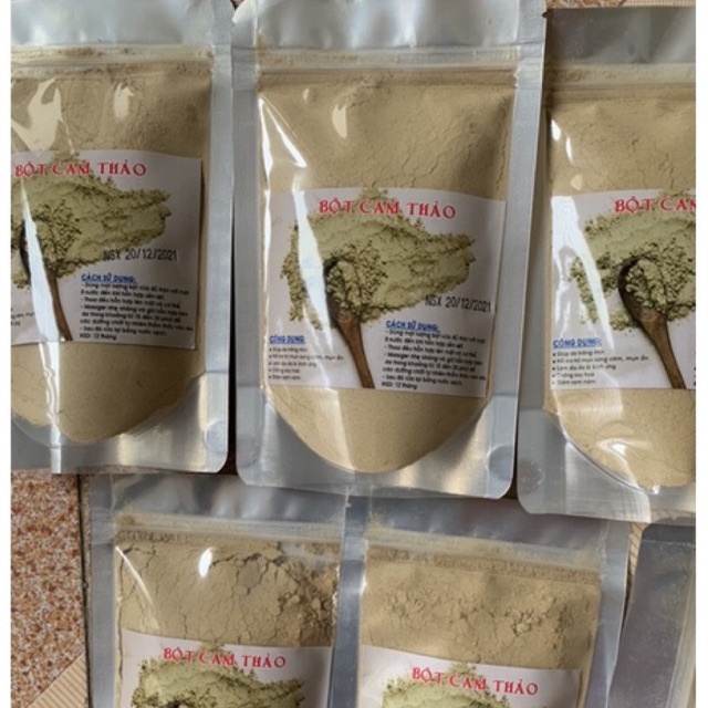 Bột cam thảo dưỡng da trắng mịn cực hiệu quả