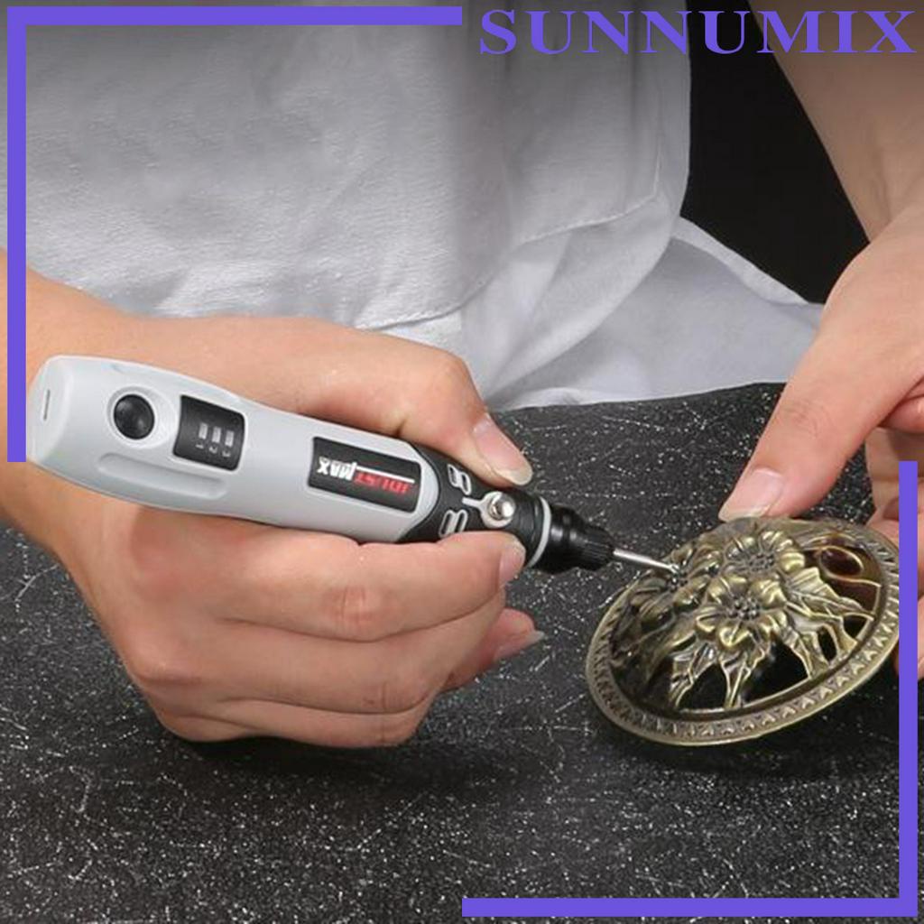 Bộ Bút Khắc Điện Mini Bằng Ngọc Bích Chuyên Dụng