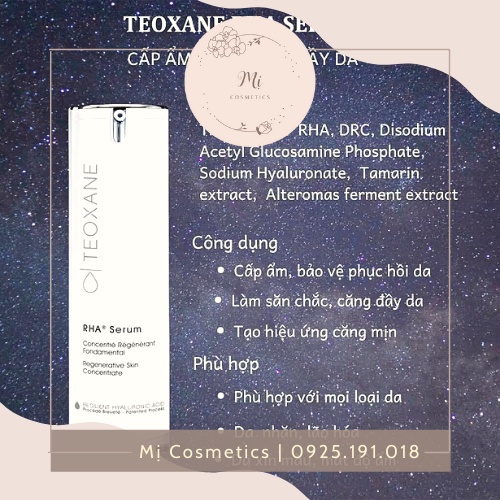 Teoxane - Tinh chất RHA Serum 30ml