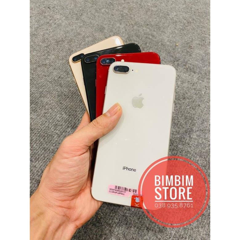 Điện thoại IPhone 8 plus 256/64Gb hàng chính hãng Apple chọn lọc như mới, chức năng hoàn hảo - Bh 1 đổi 1 - Shin case