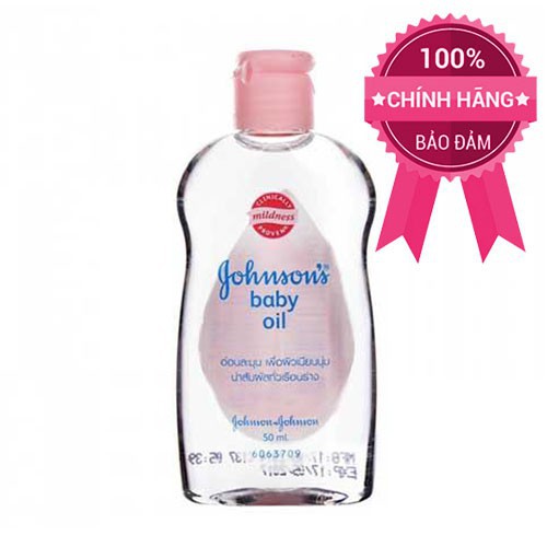 Dầu masage và dưỡng ẩm Johnson Baby Oil 50ml - 1301185