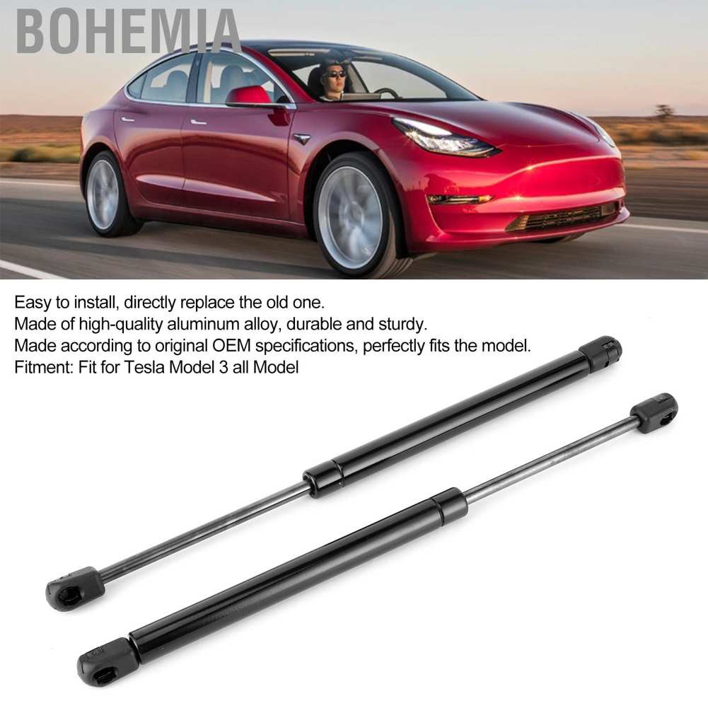 2 Thanh Đỡ Nắp Capo Xe Hơi Tesla Model 3