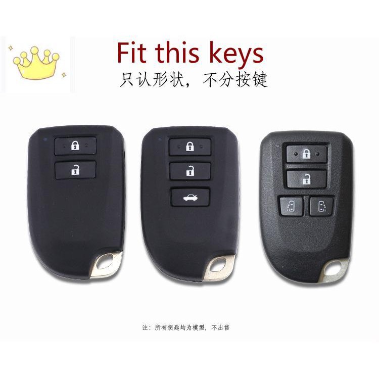 Vỏ Tpu Mềm Chất Lượng Cao Bảo Vệ Chìa Khóa Điều Khiển Từ Xa Cho Xe Hơi Toyota Vios Prius Camry Corolla C-hr Chr Rav4 Prado Vios 2020 Giá Đỡ