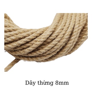 Dây thừng (dây gai) trang trí handmade 8mm