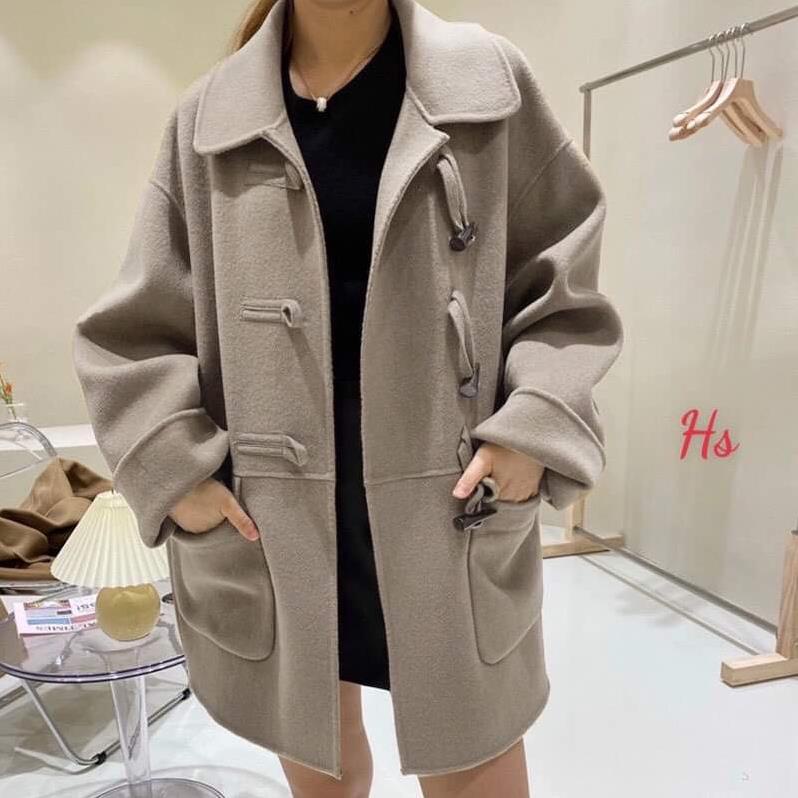 Áo khoác dạ ngắn 3 cúc HS