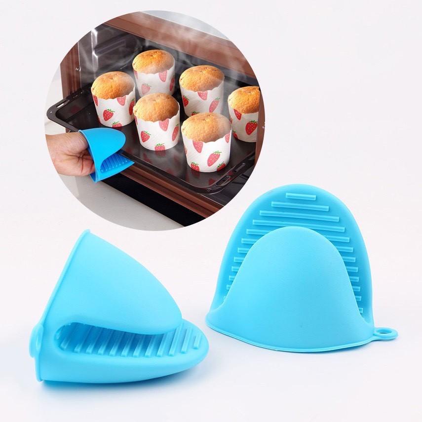 Set 2 miếng kẹp nhấc nồi chống nóng silicon an toàn, tiện lợi