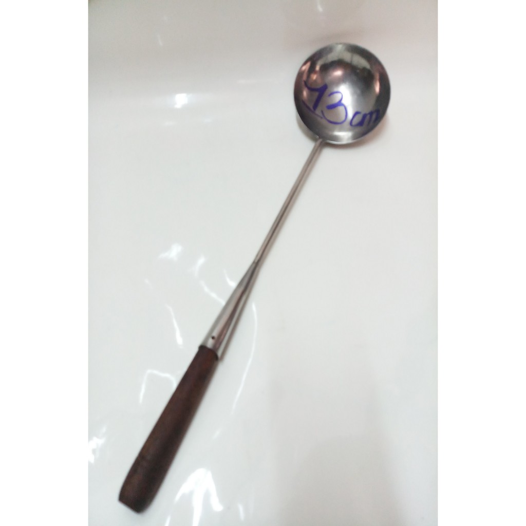 VÁ INOX THỢ ĐẶT 13CM CHIÊN CƠM,XÀO MÌ,HỦ TIẾU
