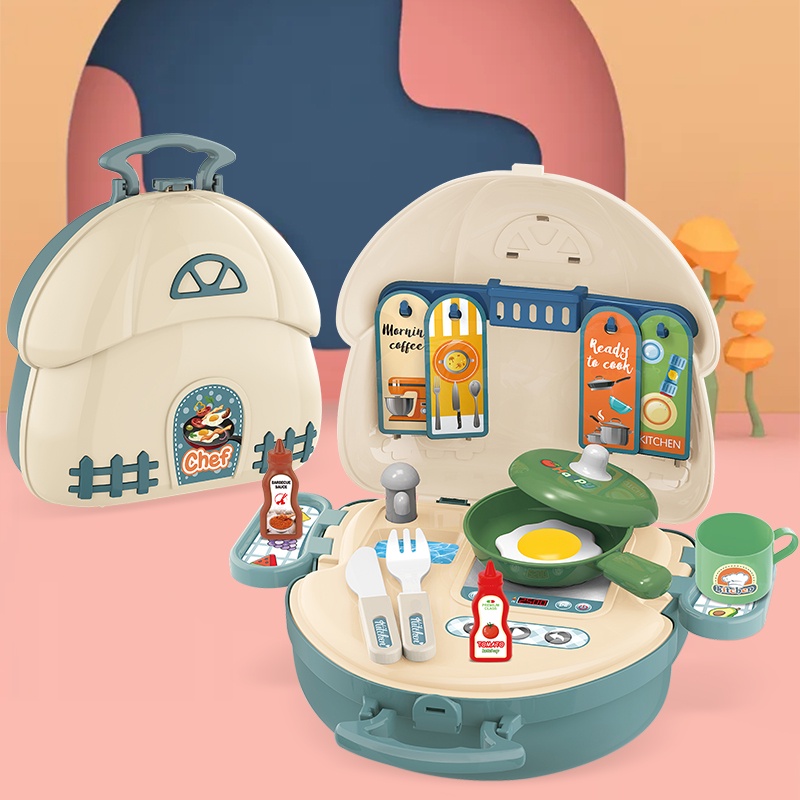 Bộ 6 Món Đồ Chơi Nhà Bếp Vui Nhộn Cho Bé Trai Gái