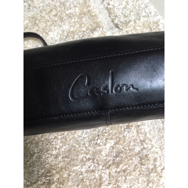 Túi si hiệu da thật phom đeo vai