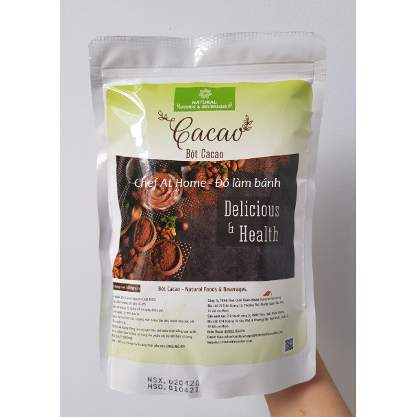 Bột cacao nguyên chất 500gr