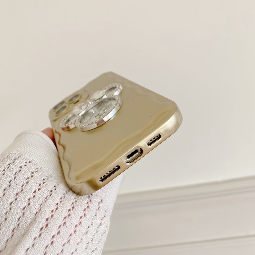 Ốp Điện Thoại tpu Mềm Tráng Gương Hình Bánh Mì / Mickey Dễ Thương Cho Iphone 12 pro max 11 pro max xs max xr x 13promax