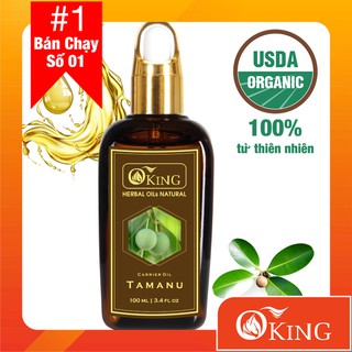 Dầu Mù U Nguyên Chất (Tamanu) Oking 100ml - Làm Mờ Sẹo Dưỡng Ẩm Cho Da