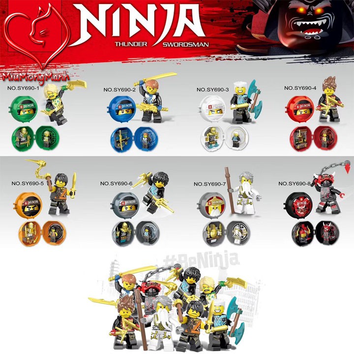 Ninja Training Pod Cực Đẹp Ninjago Lego SY Đồ Chơi Lắp Ráp Xếp Hình
