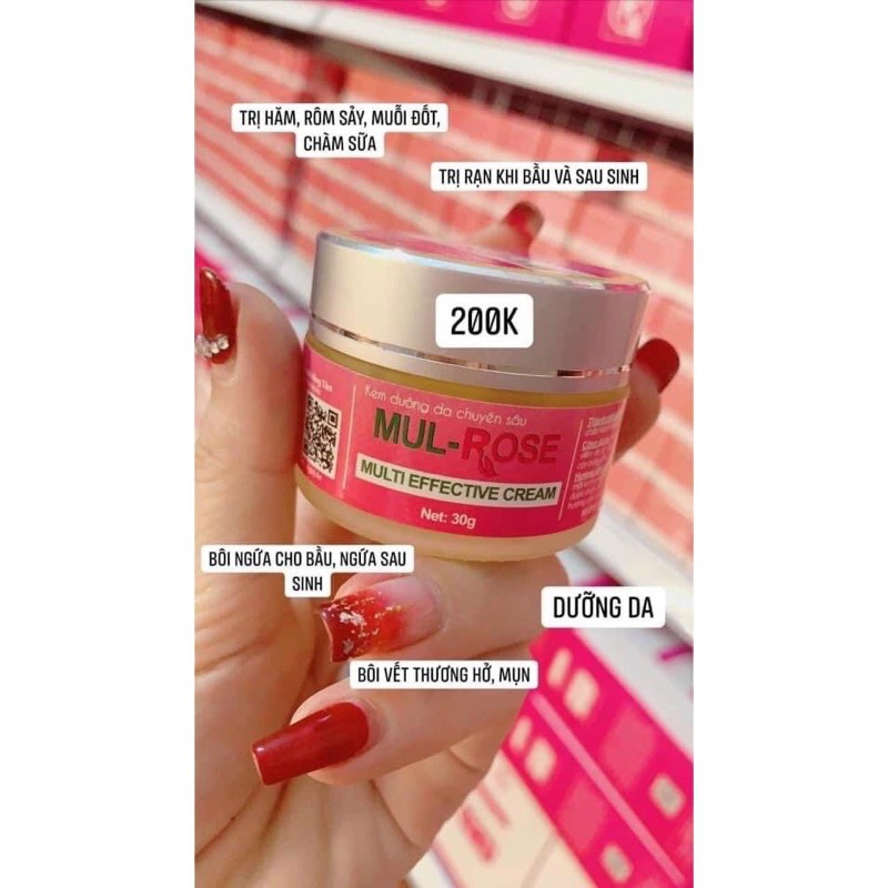 [CHÍNH HÃNG] DƯỠNG DA ĐA NĂNG MUL ROSE 30Gram