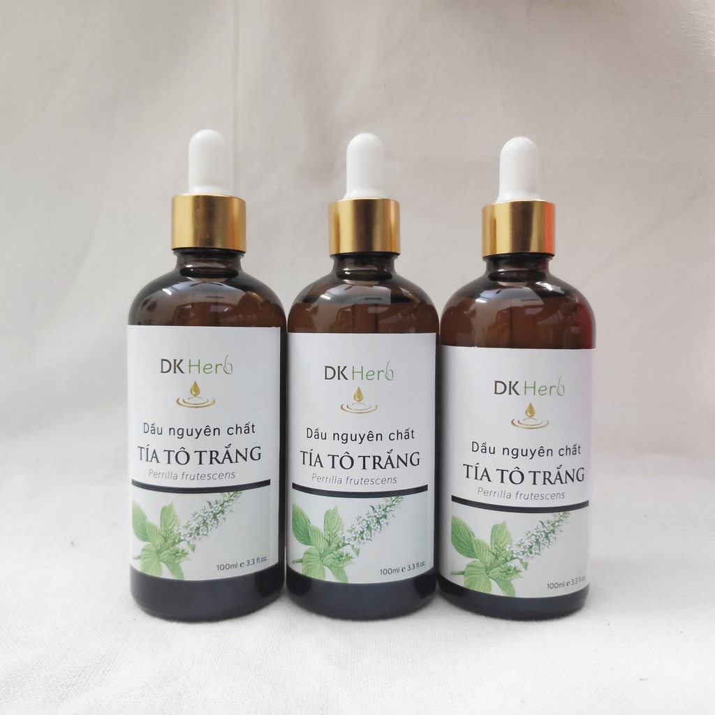 Dầu nguyên chất Tía tô trắng DK Herb - 50ml