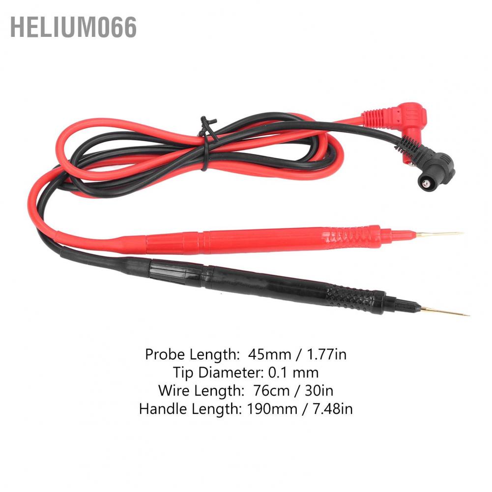 Helium066 Multimeter Pin Leads Probes Electronic Test Set Replaceable Accurate Superconducting 20A 2000V
