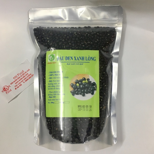 1kg Đậu đen xanh lòng loại 1