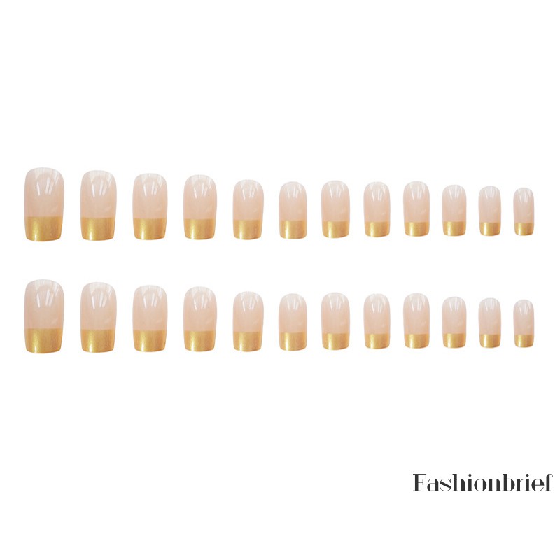Set 24 Móng Tay Giả Họa Tiết Thời Trang