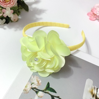 Bờm hoa hồng satin đủ màu