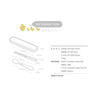 Bộ muỗng đũa tập ăn cho bé STENLOCK (Chính hãng Hàn Quốc)