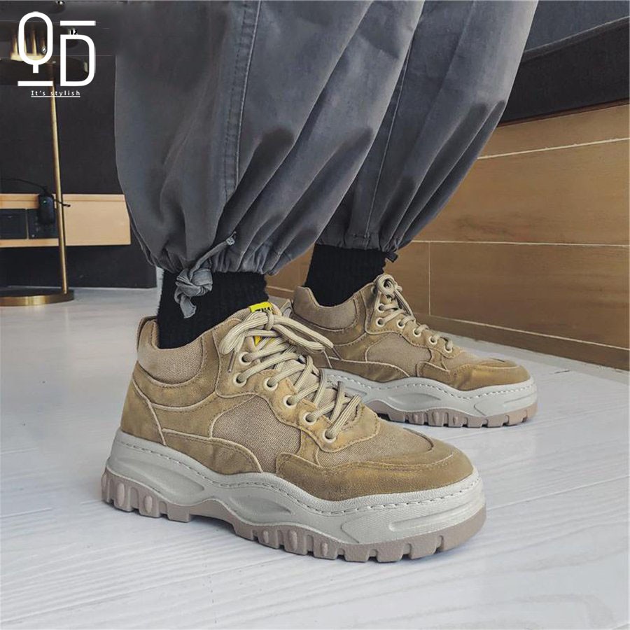 Giày Sneaker Nam Cổ Cao Tăng Chiều Cao - C001 | BigBuy360 - bigbuy360.vn