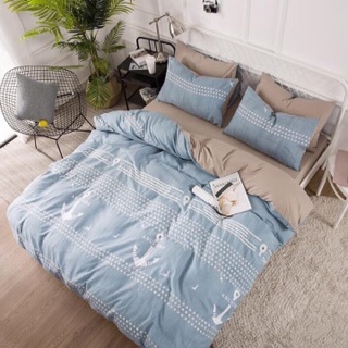 Trộn bộ chăn ga gối đũi nhập