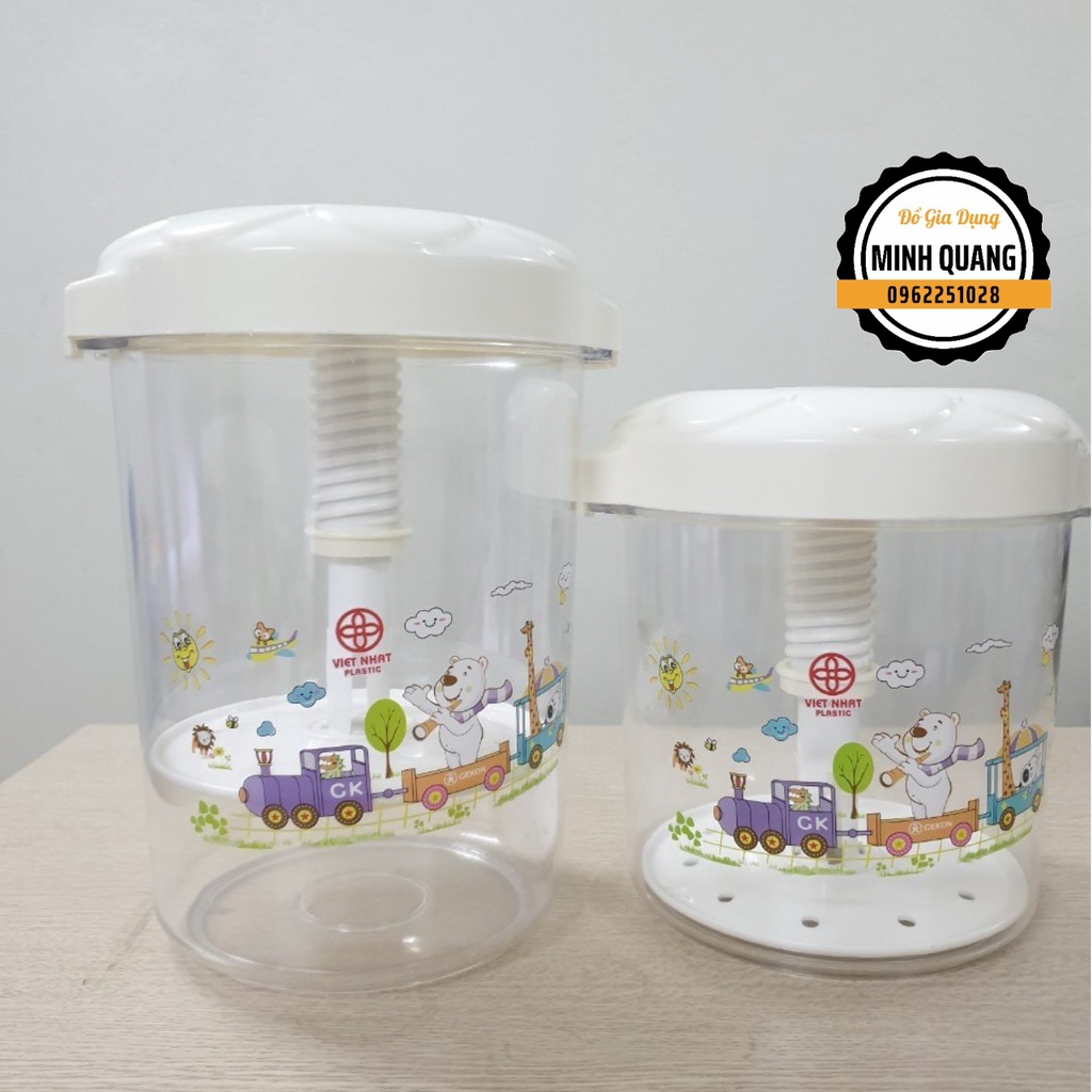 Hộp Muối Dưa Cà Thông Minh Cỡ Lớn 7.5 Lít Việt Nhật, Bình Muối Dưa An Toàn Dễ Sử Dụng
