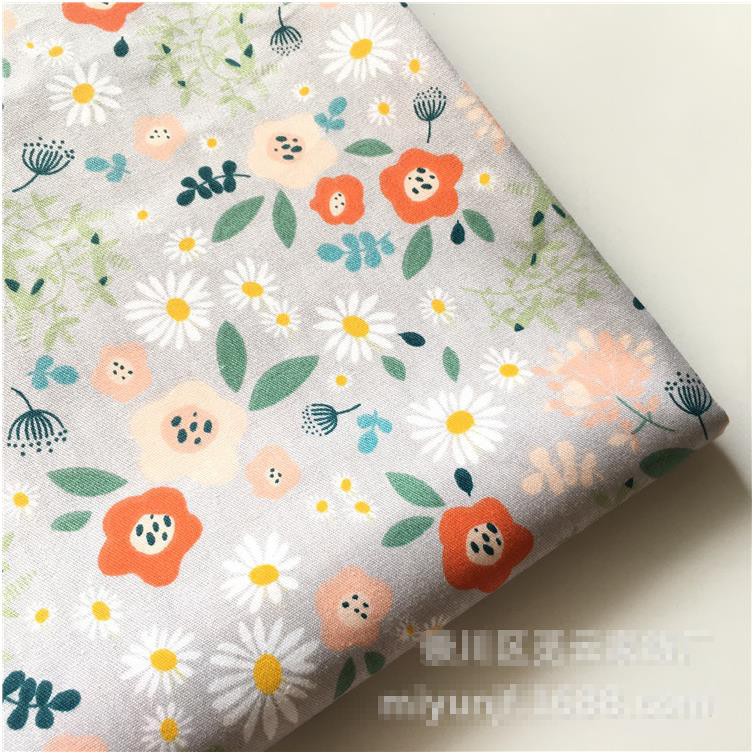 Set 2 Miếng Vải Cotton 40*50cm Họa Tiết Xinh Xắn Chuyên Dụng May Vá Quần Áo