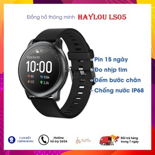 Đồng Hồ Thông Minh Xiaomi Haylou Solar LS05 - Phiên Bản Quốc Tế 2020 - Pin 15 Ngày - Bảo hành 6 tháng