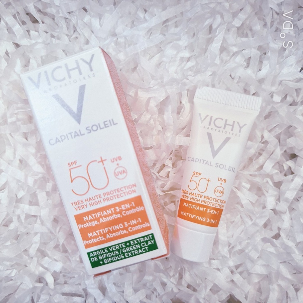 [Mini] Kem chống nắng Vichy 3-In-1 Mattifying SPF50+ (UVB+UVA) 3ml