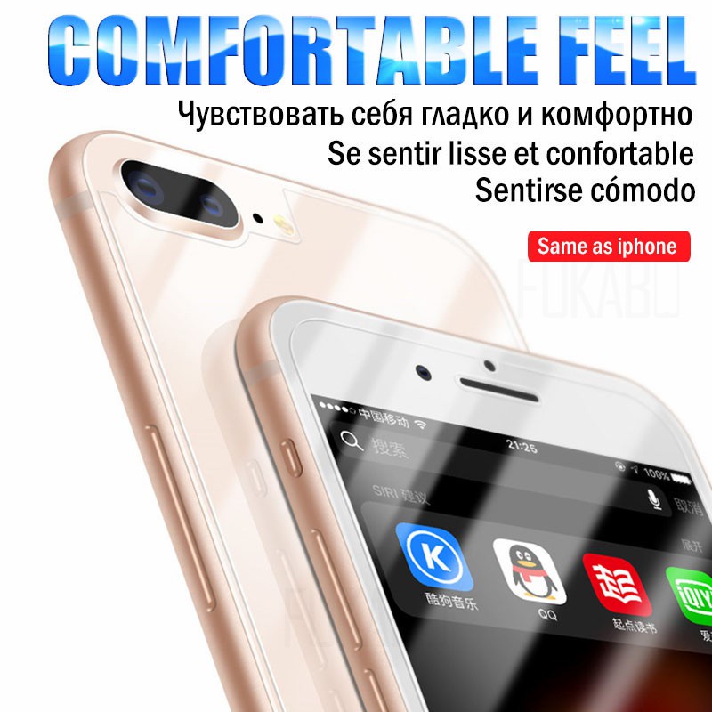 Ốp Điện Thoại Kính Cường Lực Sau Cho iPhone 7 Plus X XS Max XR 11 12 13 Pro Max 11 Pro Max 8 6s Plus 12 Pro Max