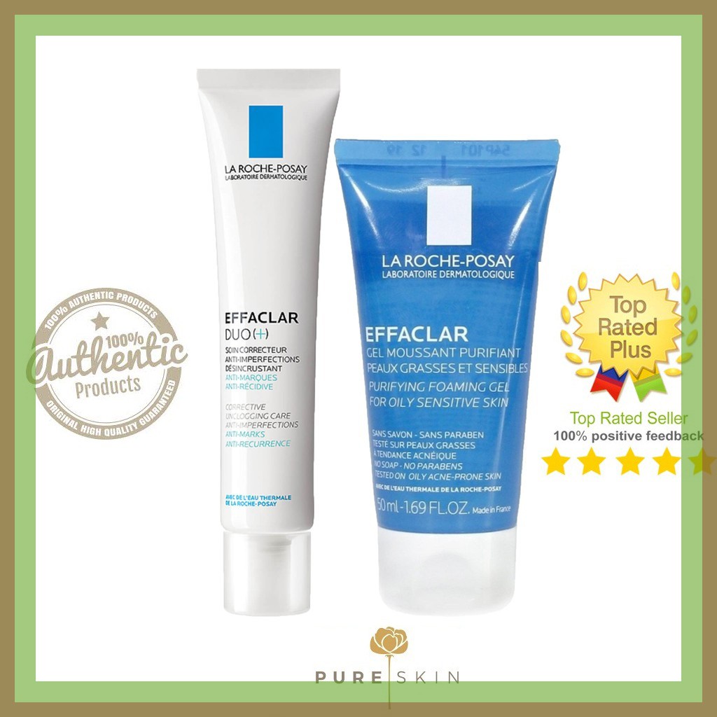 Set trị mun Duo Laroche Posay 40ml tặng kèm sữa rưa mặt 50ml