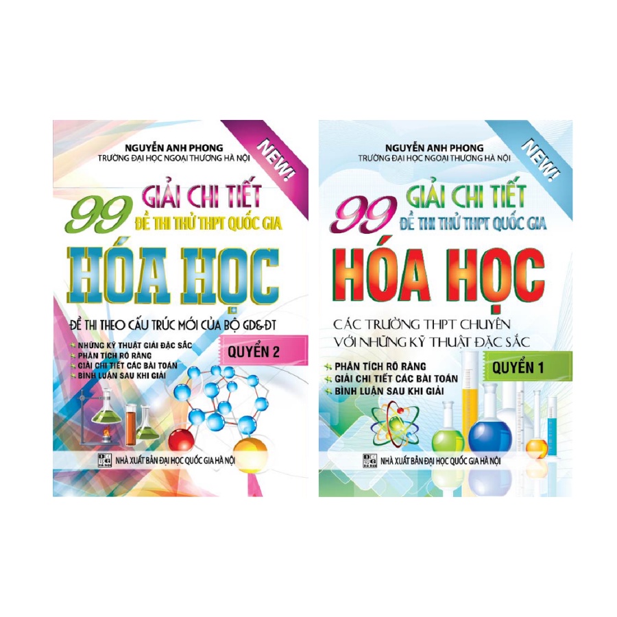 Sách - Giải Chi Tiết 99 Đề Thi Thử THPT Quốc Gia Hóa Học Quyển 1 , Quyển 2
